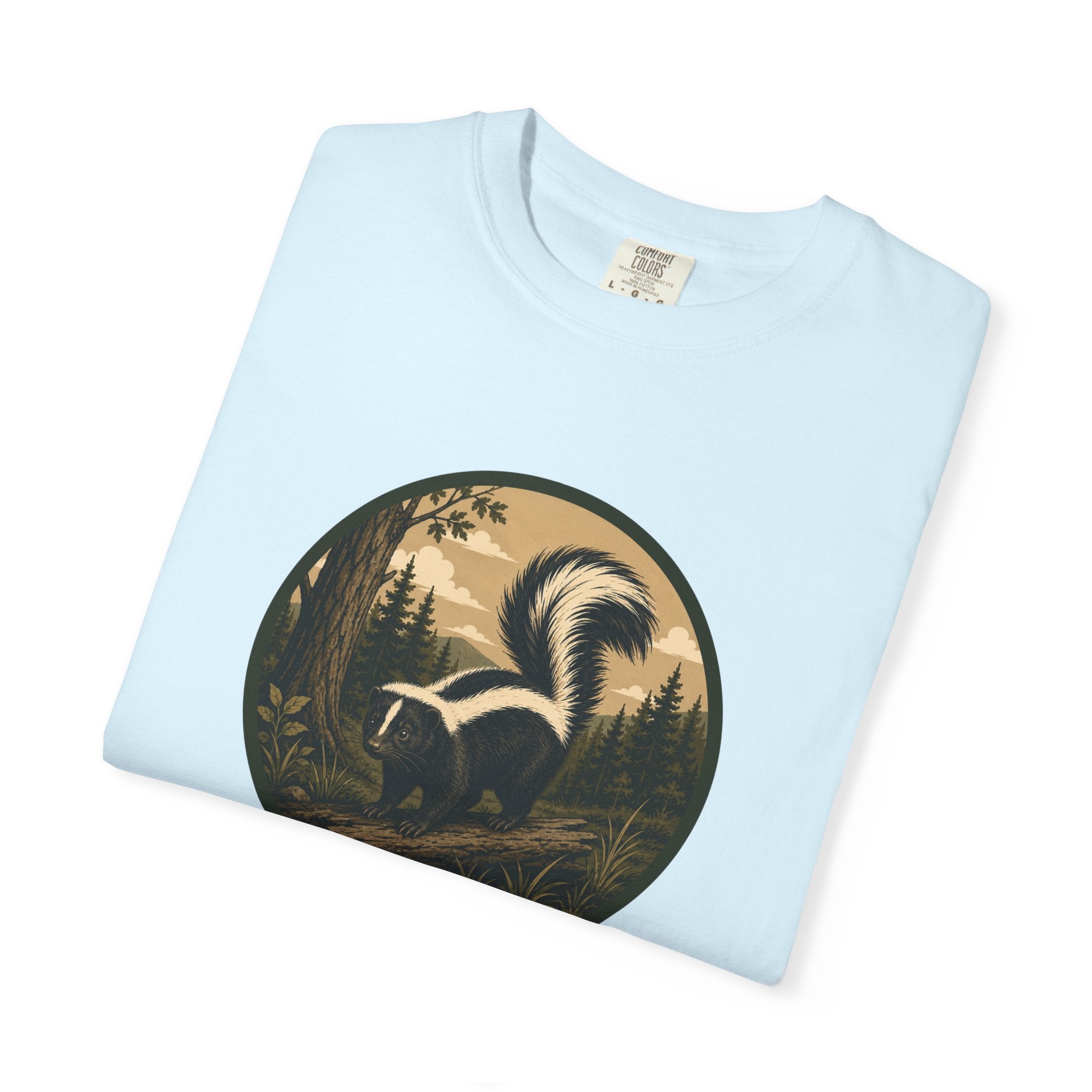 Skunk Forest T-Shirt — Vintage Woodland Wildlife Tee