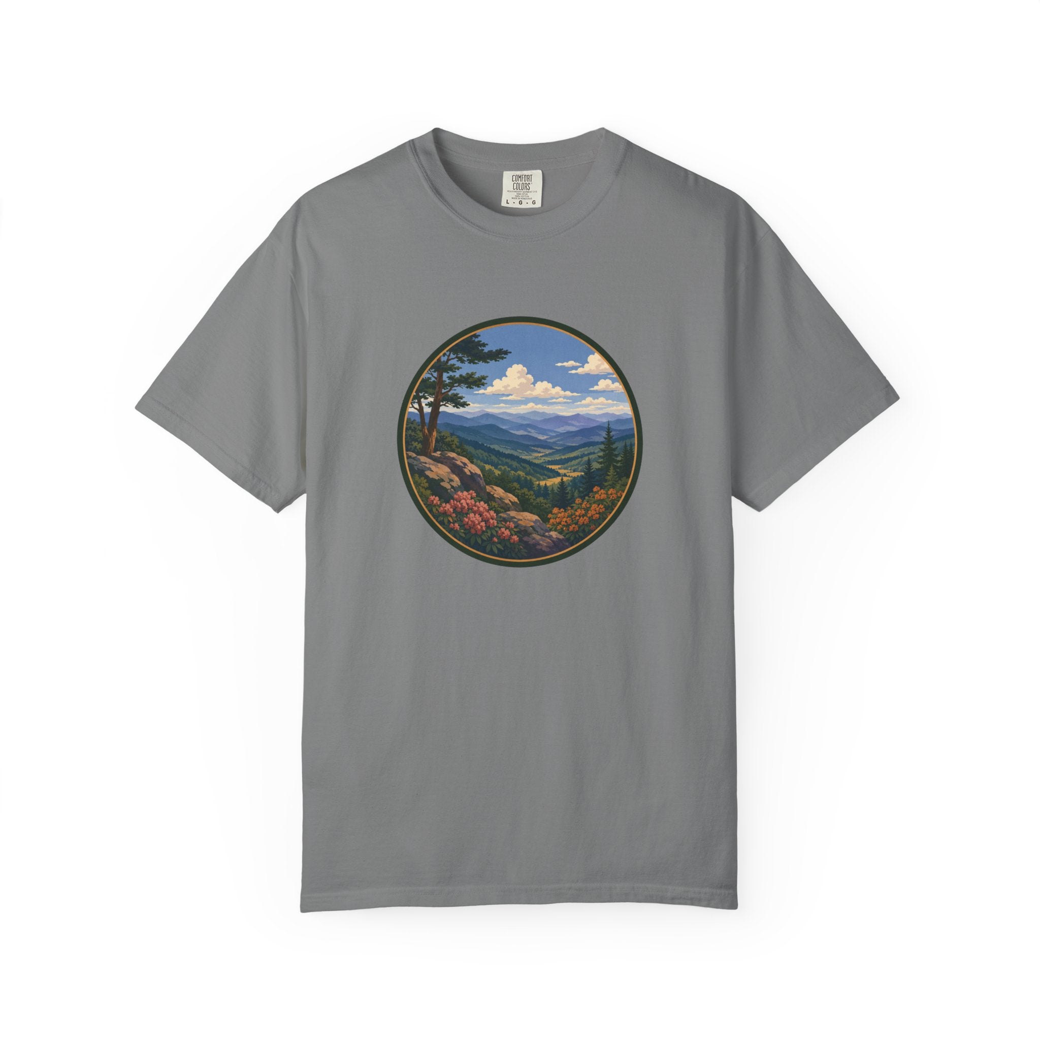 Beautiful Blue Ridge Mountain T-Shirt — Scenic Mountain Landscape Graphic Tee