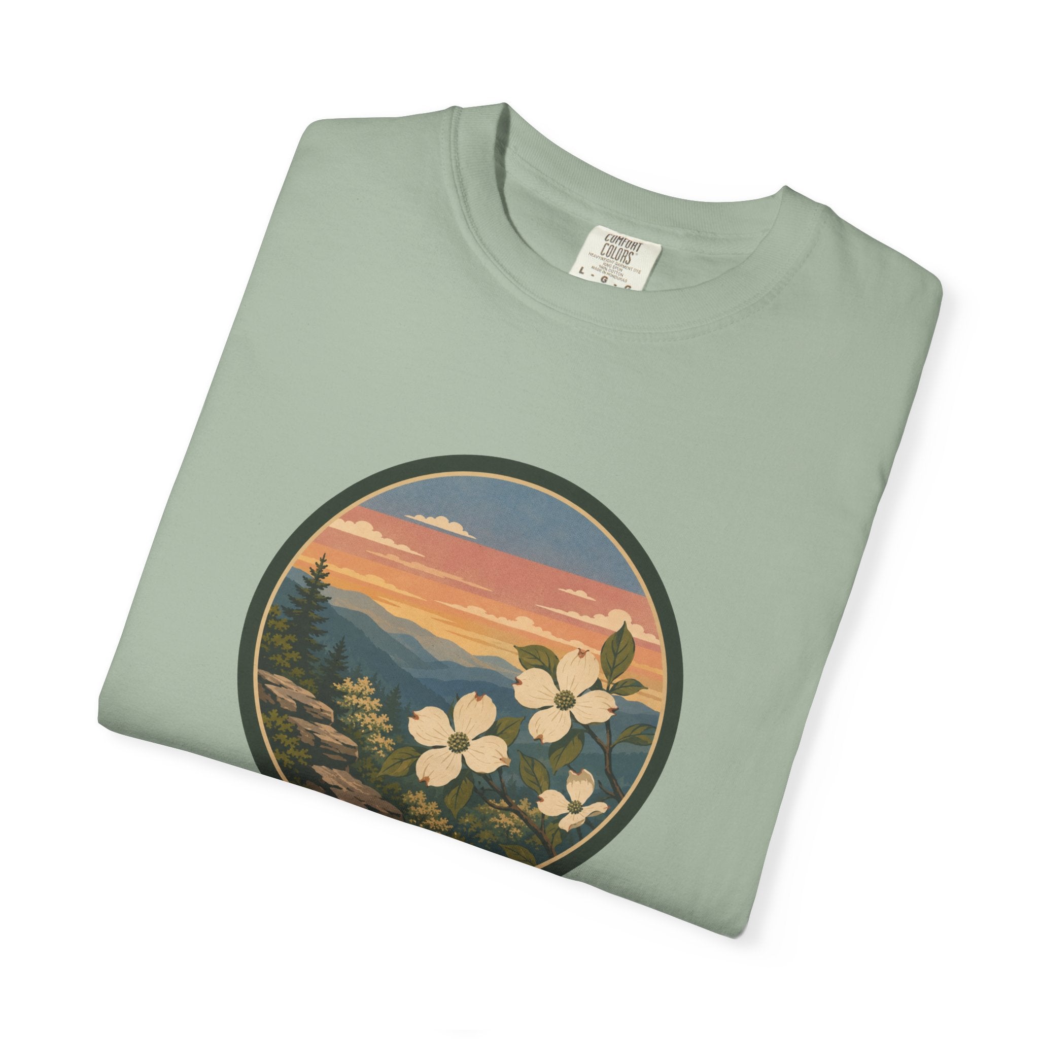 Scenic Dogwood Bloom Sunset T-Shirt