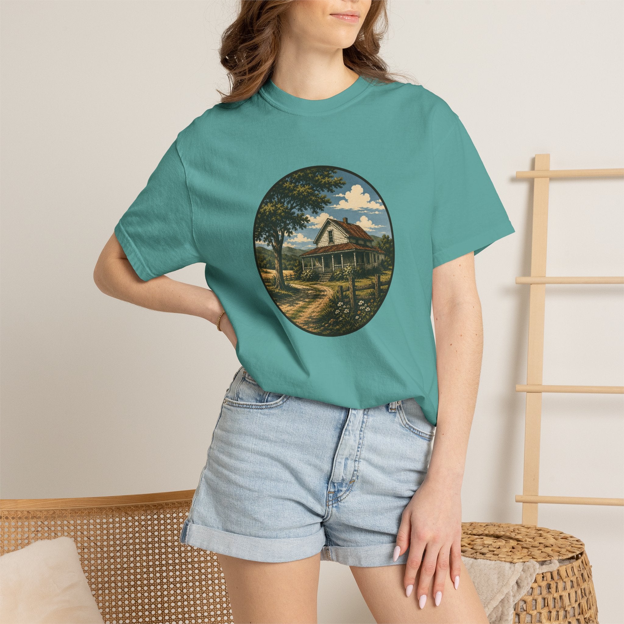 Vintage Country Cottage T-Shirt