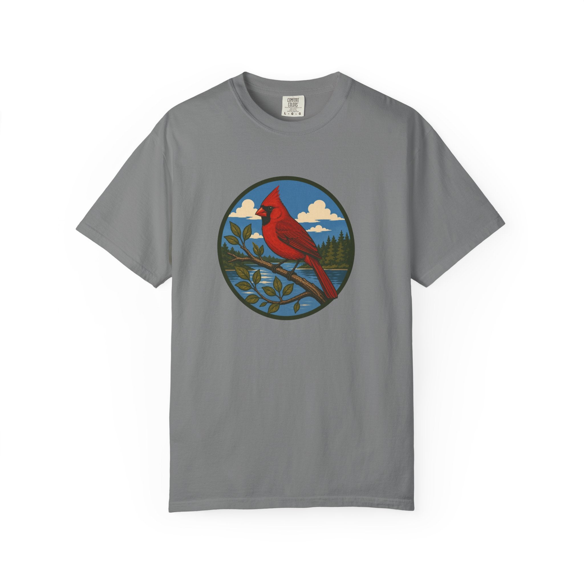 Cardinal Nature T-Shirt — Red Cardinal Bird Graphic Tee