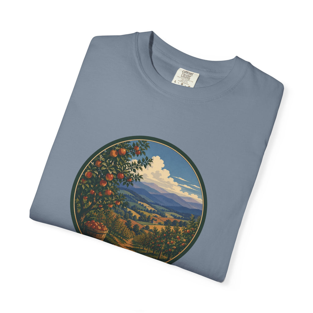 Scenic Apple Orchard Landscape T-Shirt