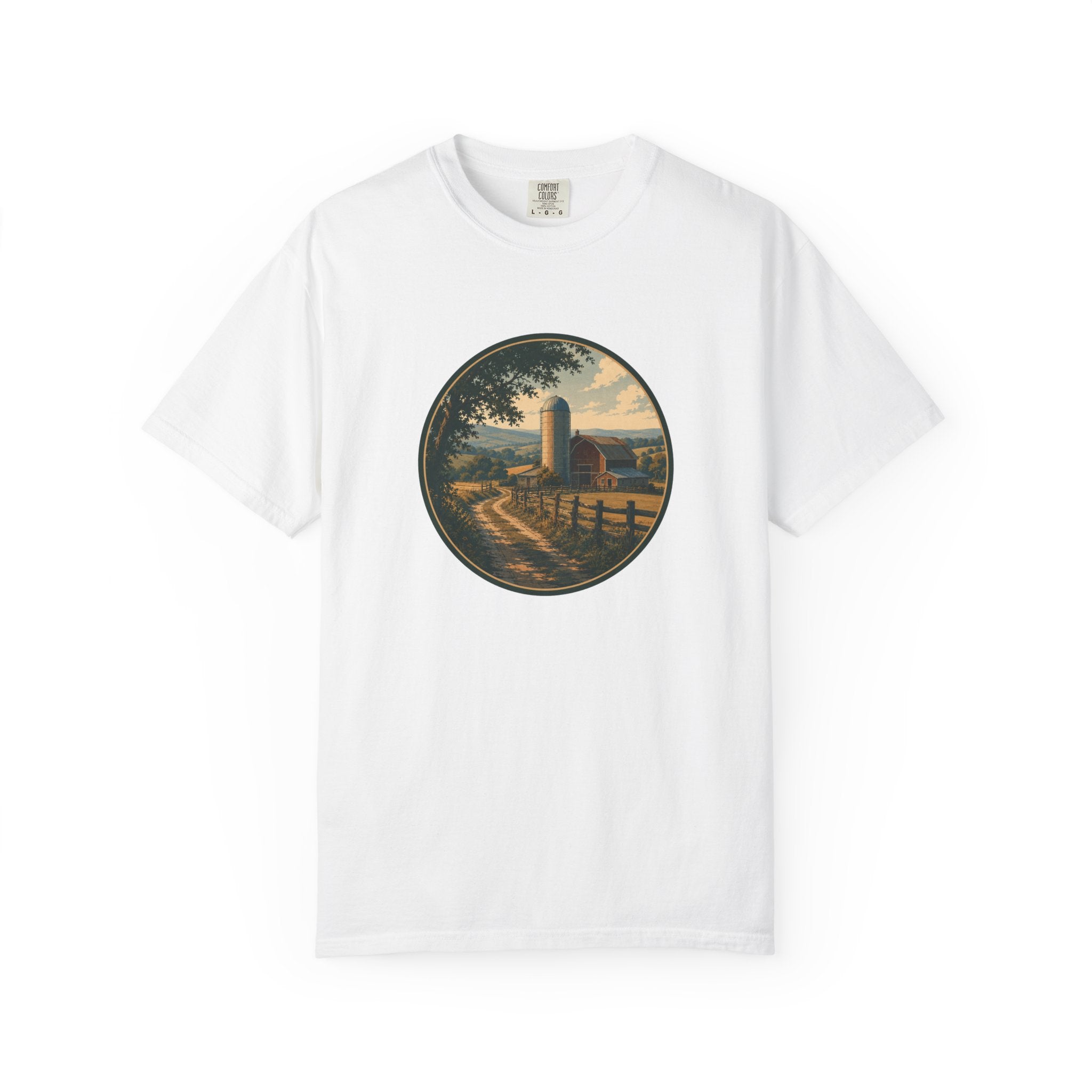 Barn and Farm Country T-Shirt - Vintage Farm Graphic