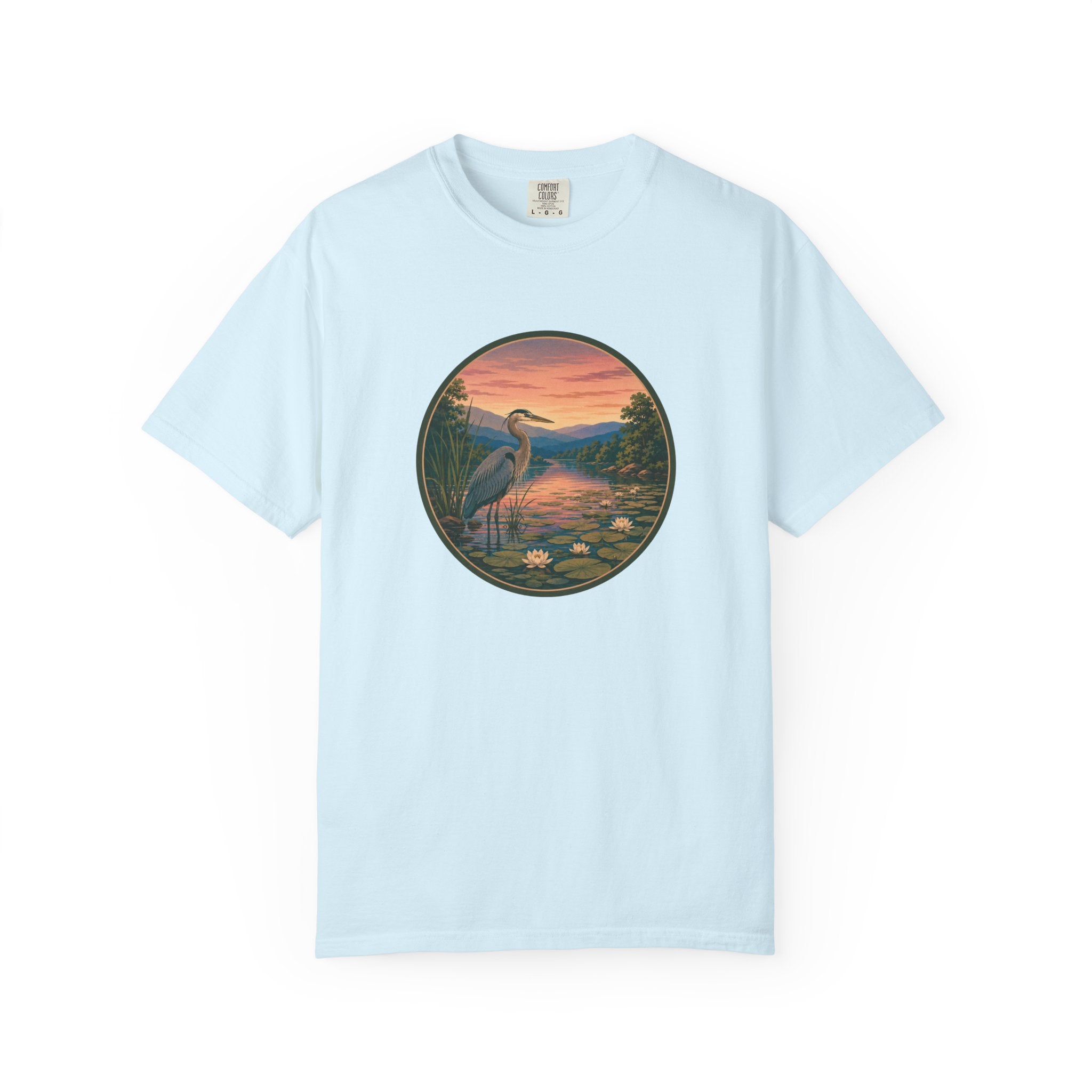 Heron Sunset T-Shirt