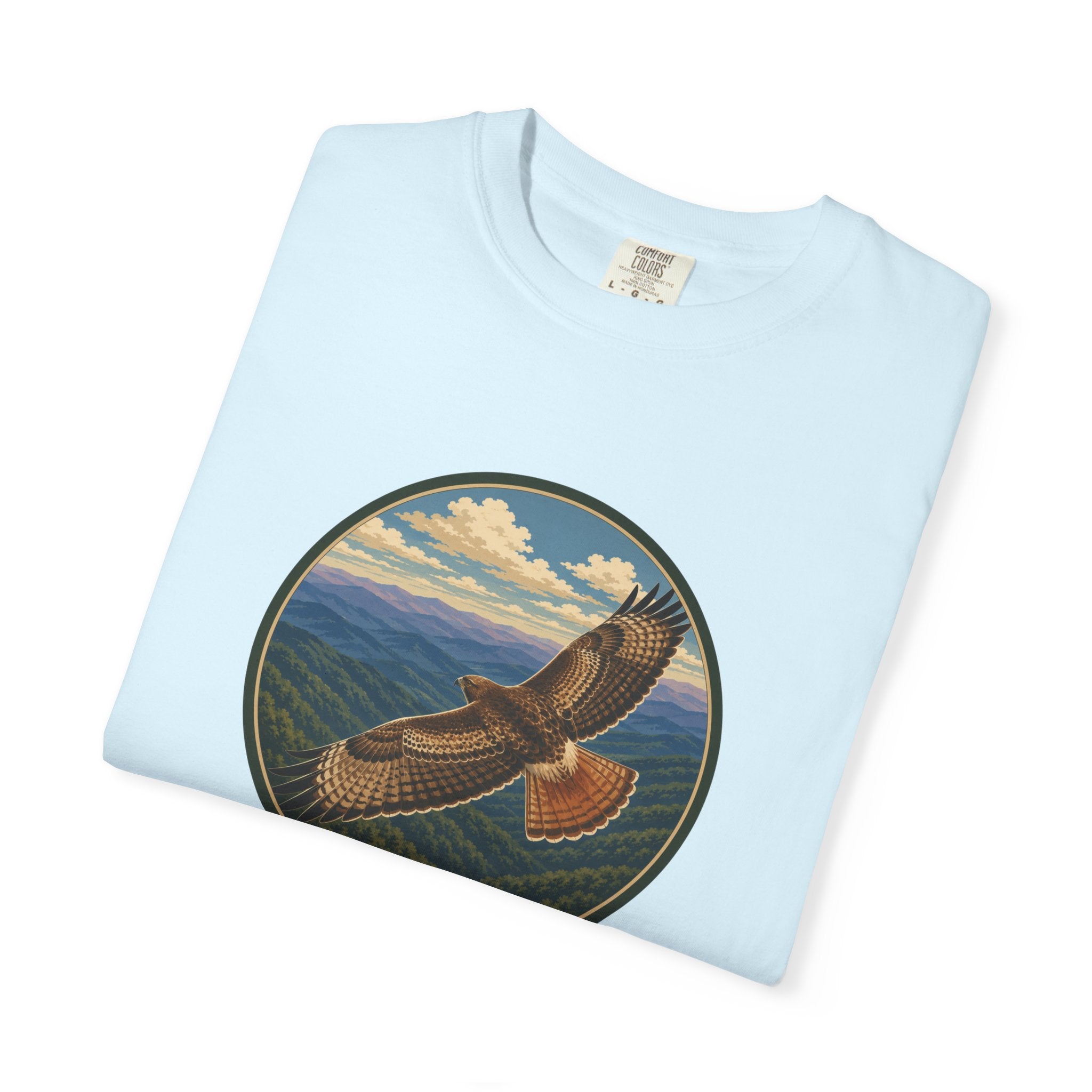 Soaring Hawk T-Shirt — Mountain Flight Graphic Tee