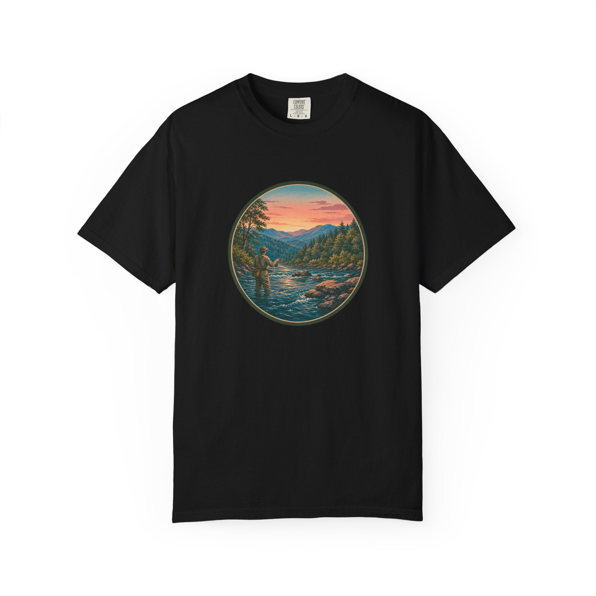 Sunset River Fly Fishing T-Shirt